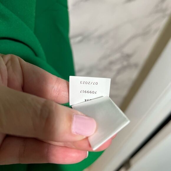 CeCe A-Line Bow Dress Green Size 4 - Picture 7 of 8